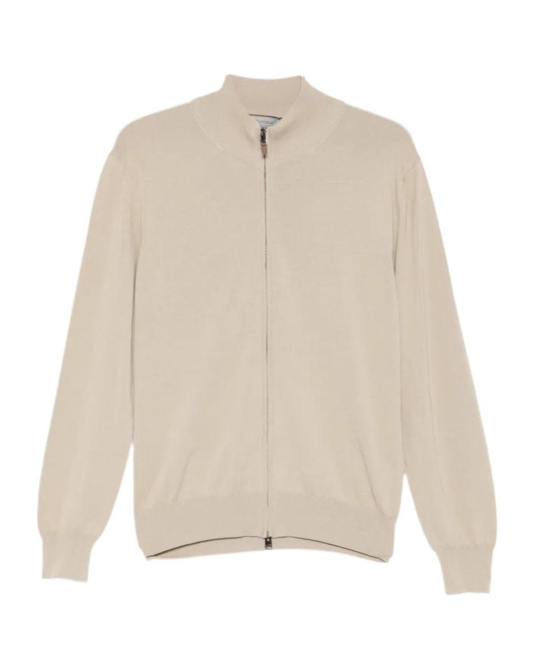 Canali Natural Zip-Up Cardigan for men