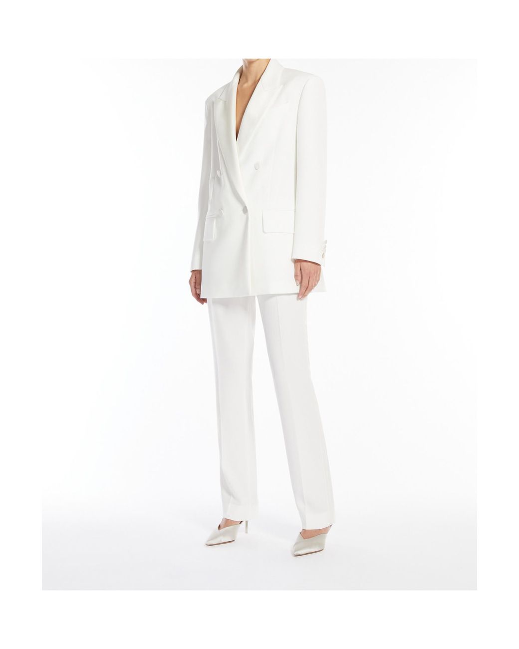 Max Mara White Trousers