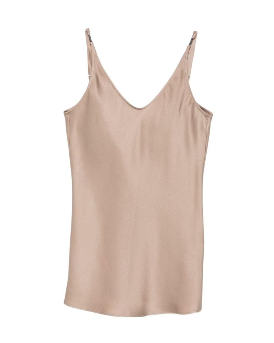 Brunello Cucinelli Natural Silk Top