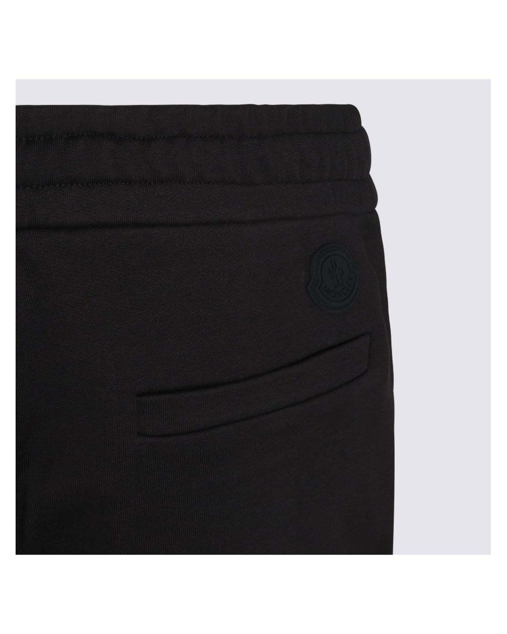 Moncler Black Logo Detail Joggers for men