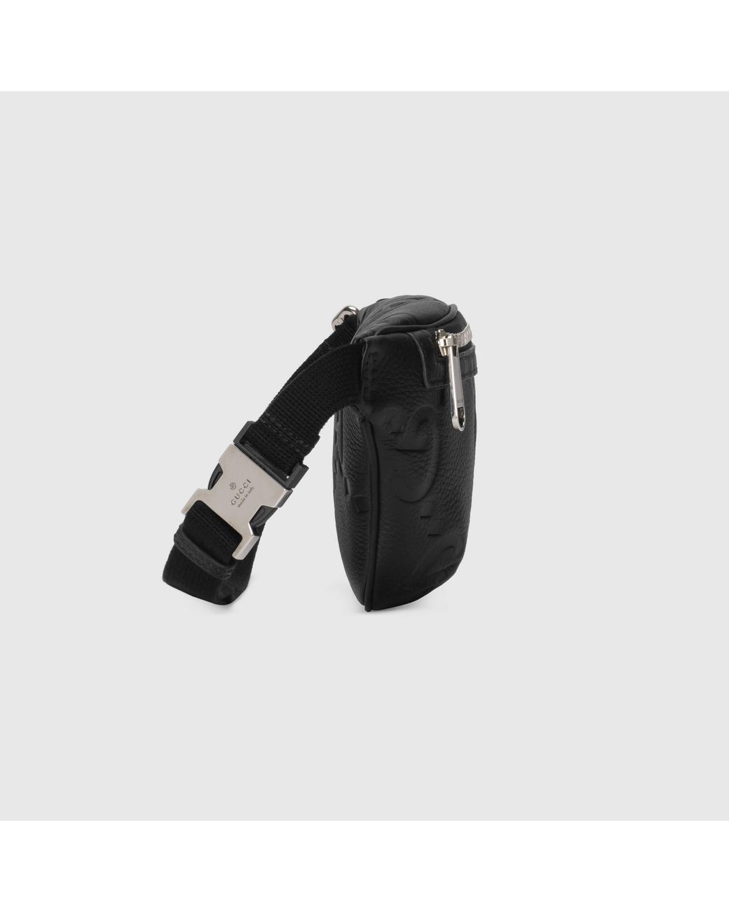 Gucci Black Jumbo Gg Small Belt Bag for men