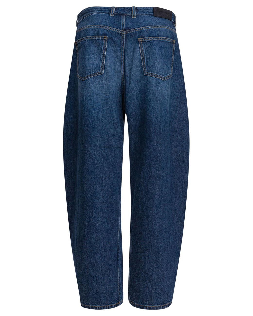 Givenchy Blue Logo Patch Relaxed-Fit Jeans for men