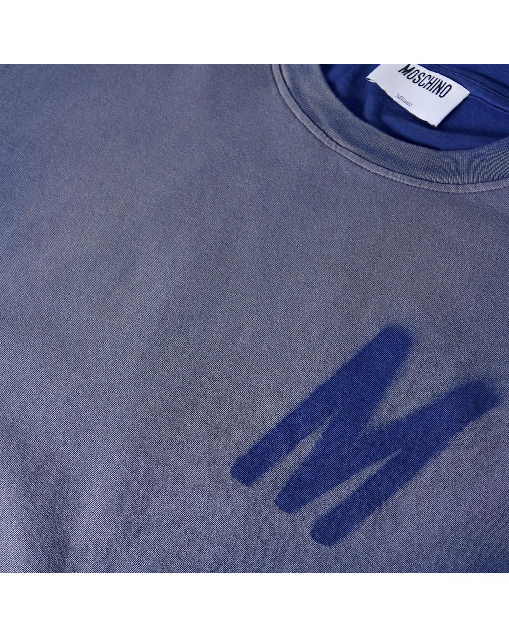 Moschino Blue Loose T-Shirt for men