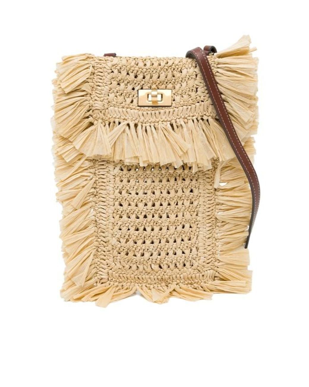 Anya Hindmarch Natural Tassel Shoulder Bag