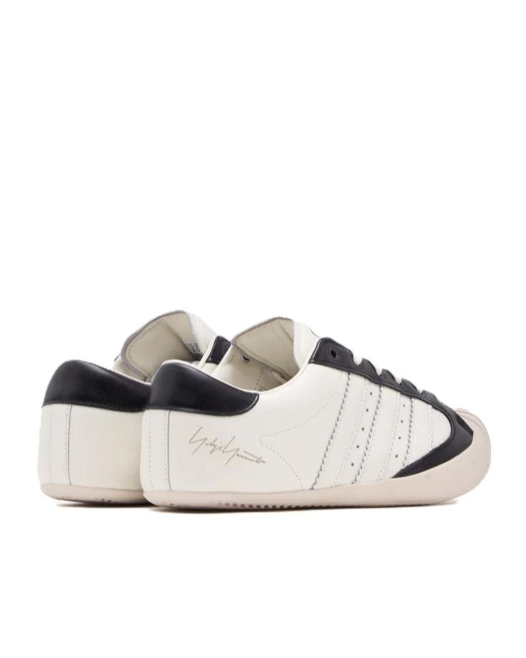 Y-3 White Superstar 3 G Low-Top Sneakers for men