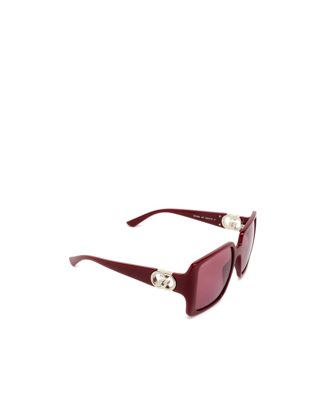 Gucci Pink Eyewear Square Frame Sunglasses