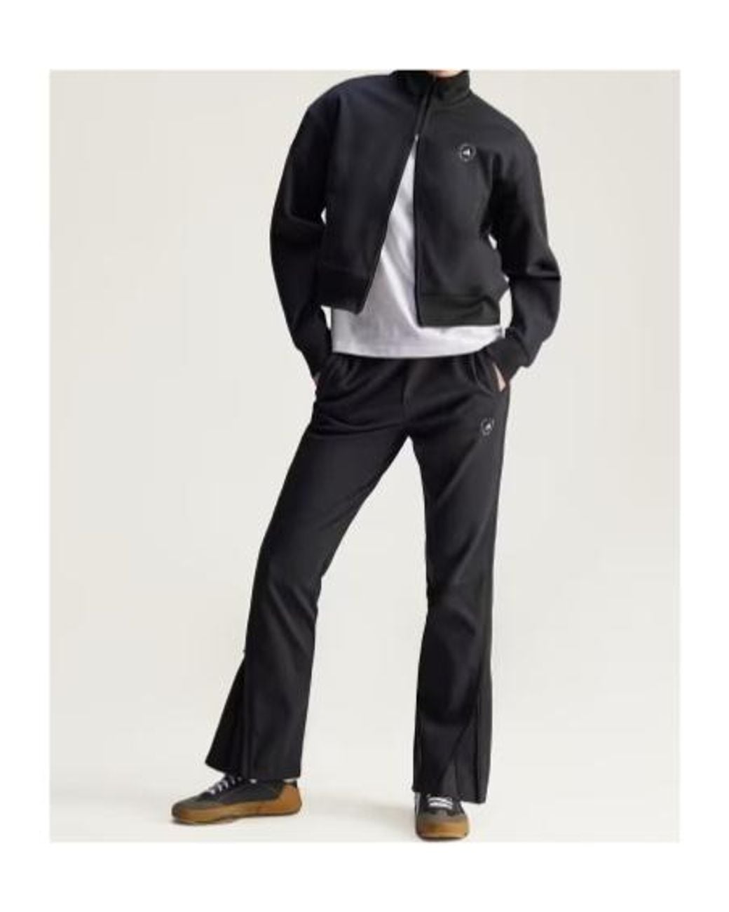 Adidas By Stella McCartney Black Knitted Track Top