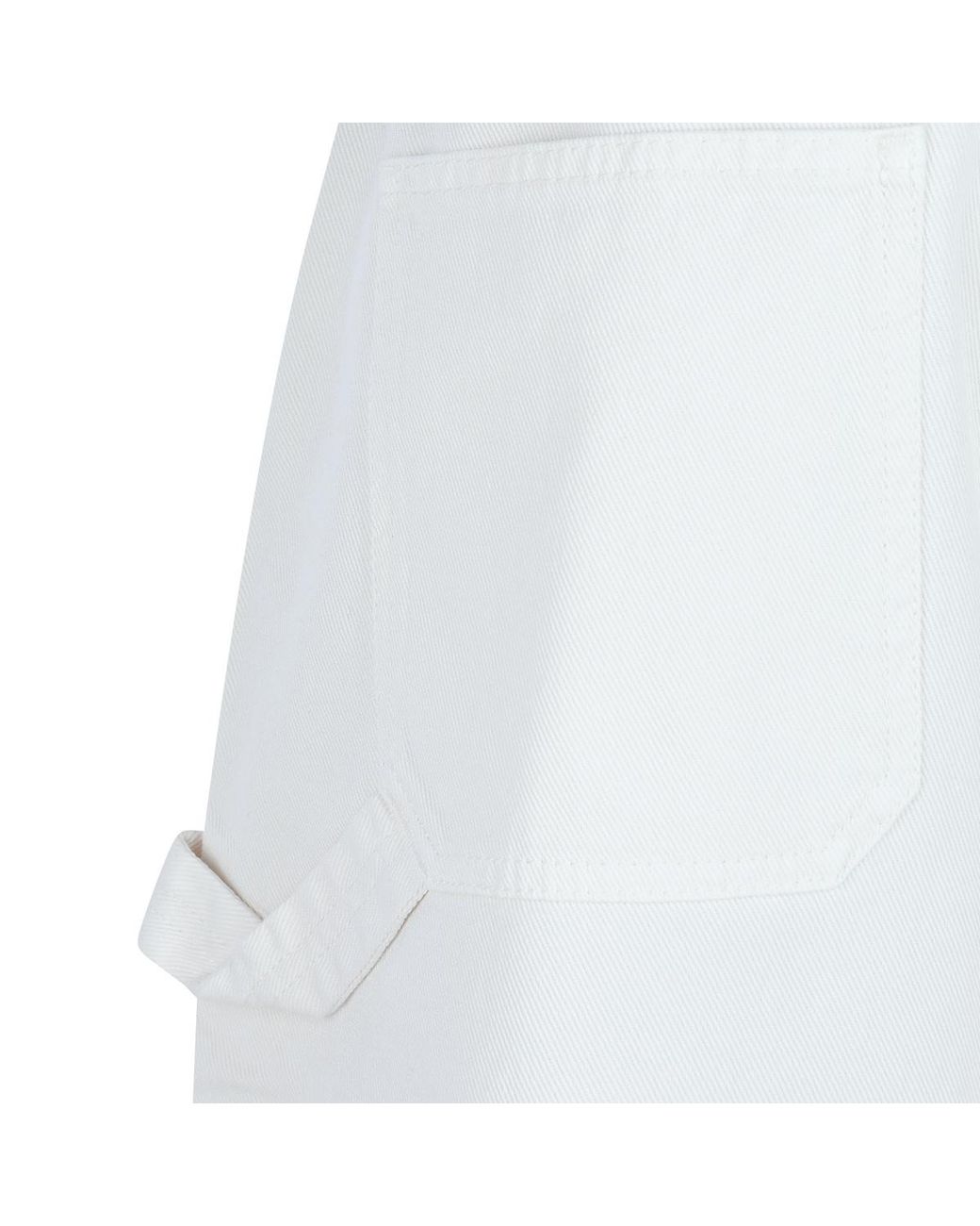Phoebe Philo White Carpenter Shorts