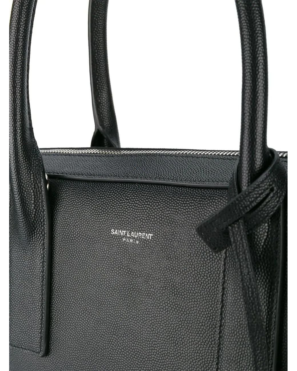 Saint Laurent Black Small Museum Briefcase for men