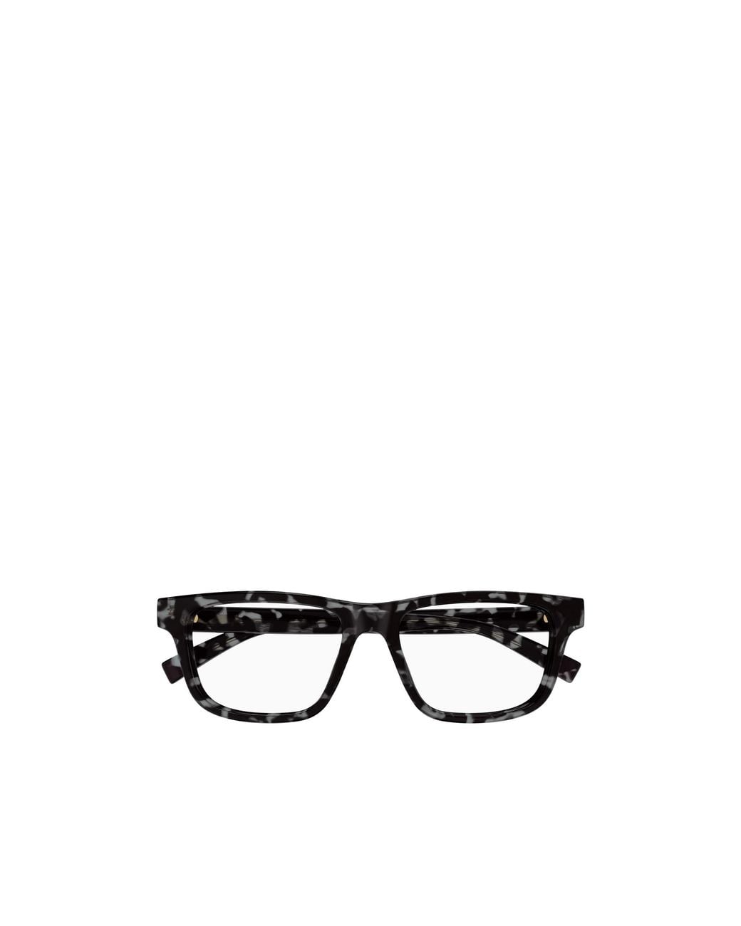 Gucci White Eyewear Rectangular Frame Glasses for men