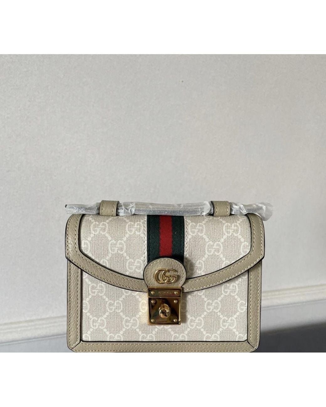 Gucci Metallic Ophidia Mini Top Handle Bag