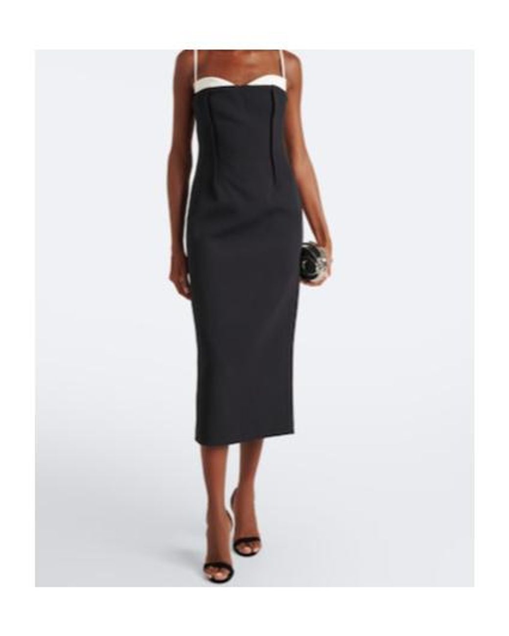 Jonathan Simkhai Black Kristen Bustier Dress