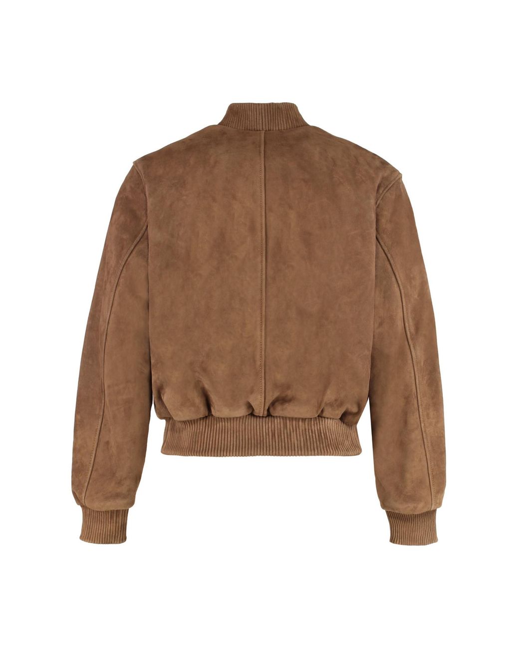 AMI Brown Ami Goat Suede Jacket for men