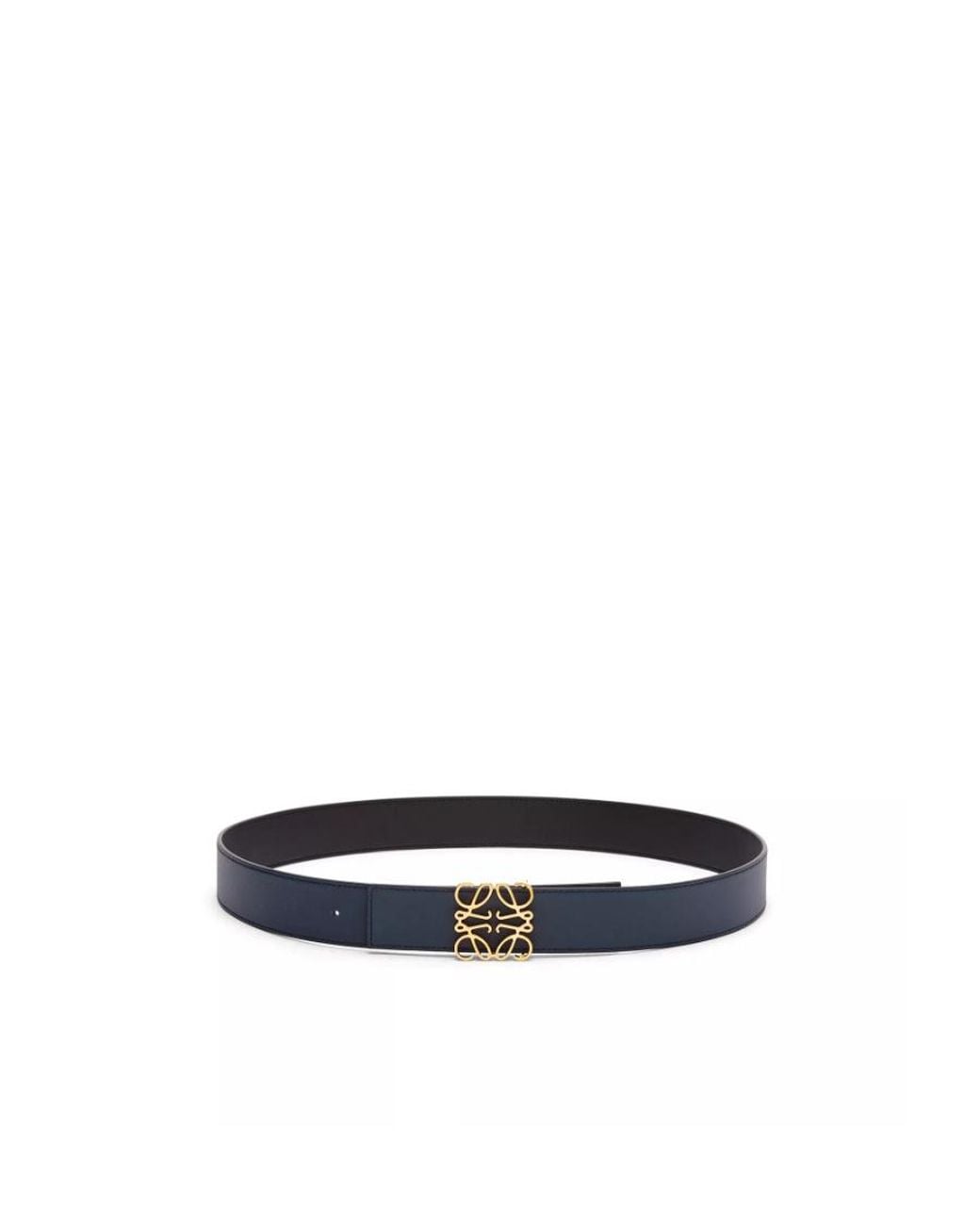 Loewe Blue Reversible Anagram Belt for men