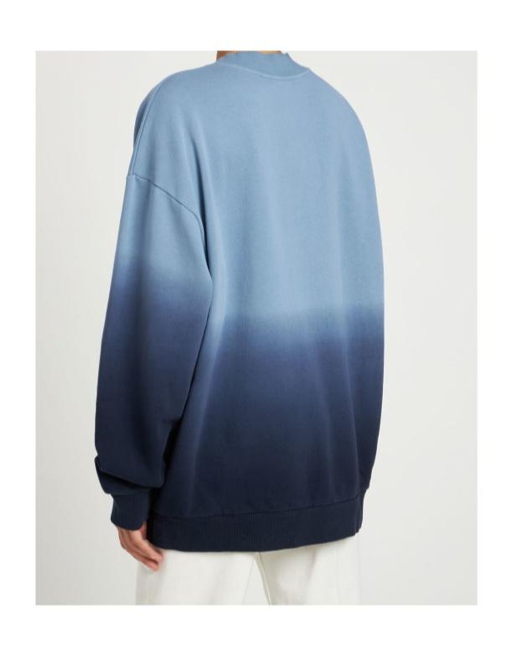 The Upside Blue Logo Crew Neck Sweatshirt