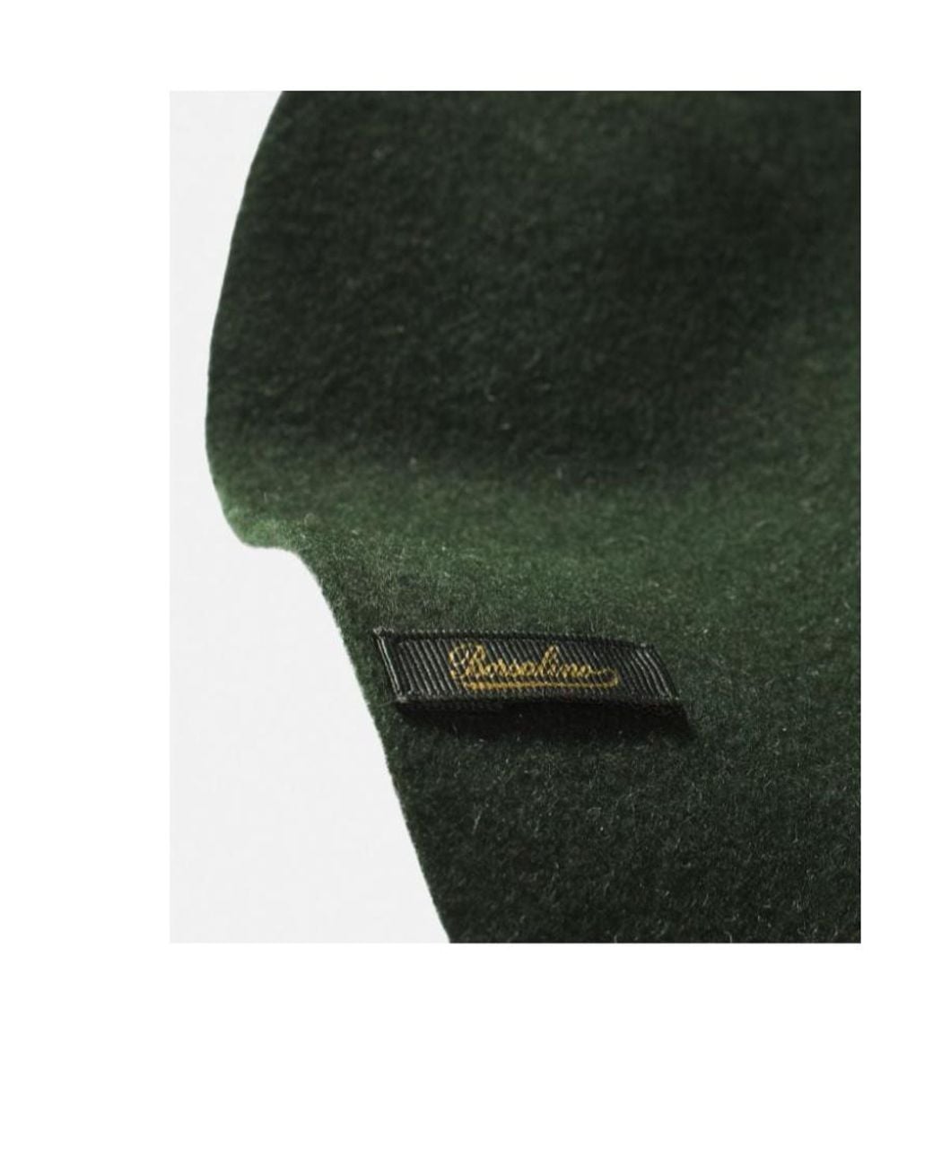 AMI Green Ami X Borsalino Wavy Wide Brim Hat for men