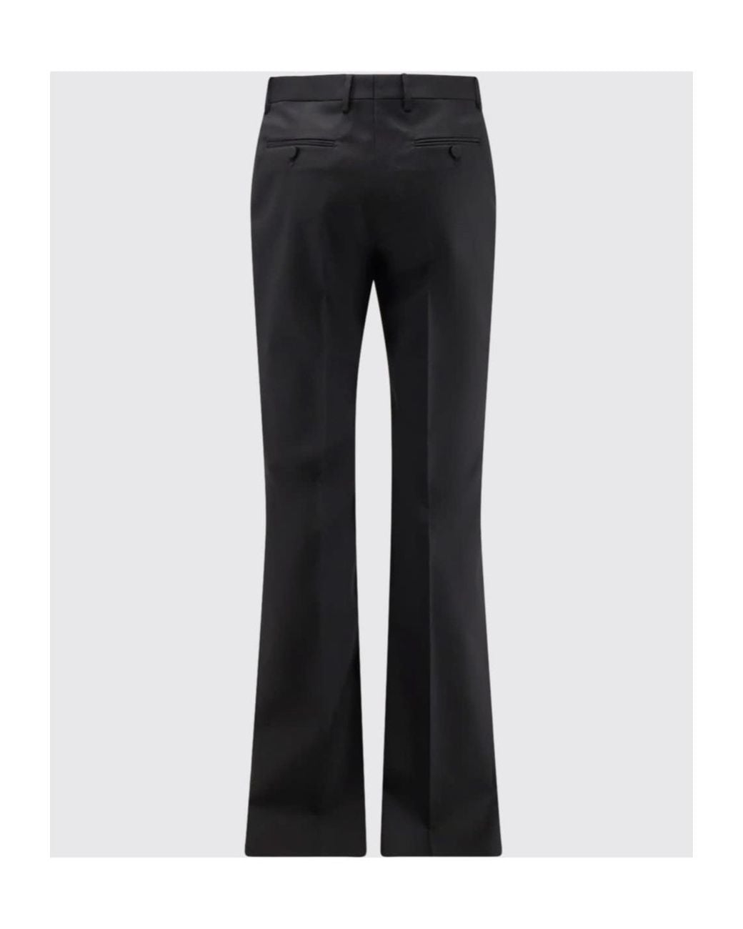 Tom Ford Black Mid-Rise Slim-Fit Flared Casual Trousers