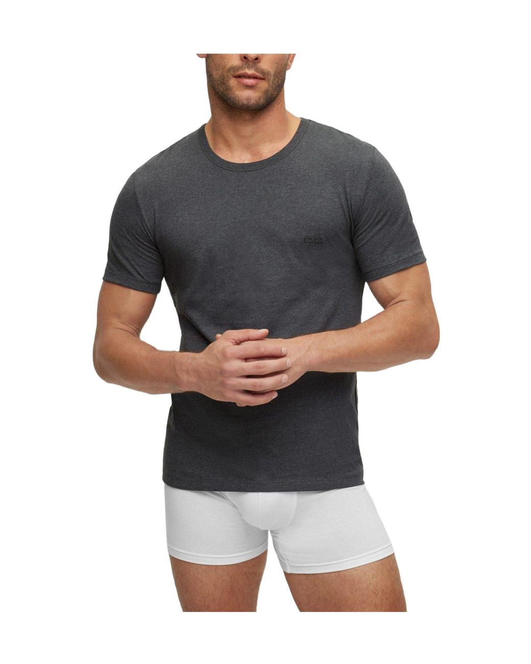 Boss Blue 3 Pack Premium Cotton T-Shirts for men