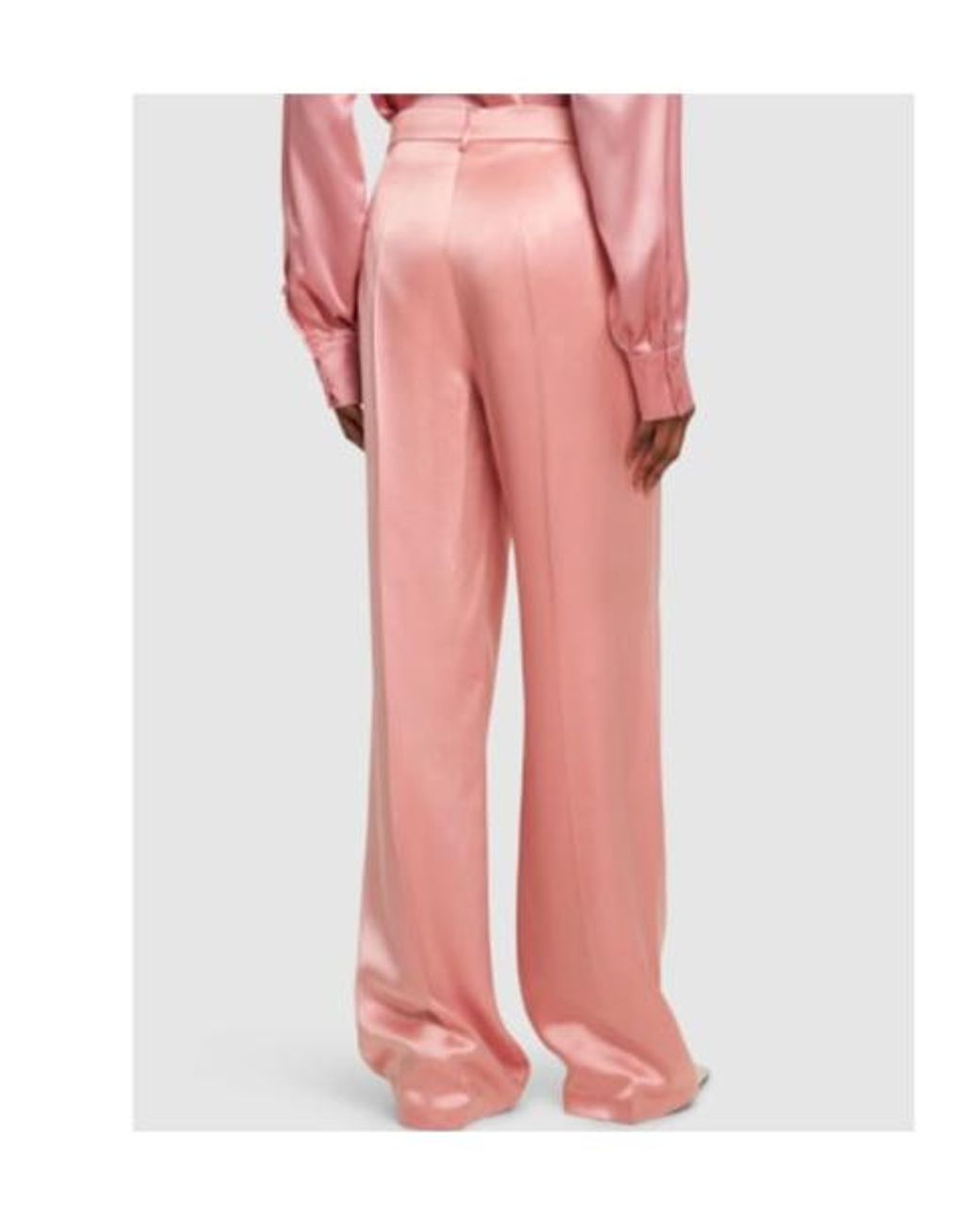 Magda Butrym Pink Belt-Loop Casual Pants