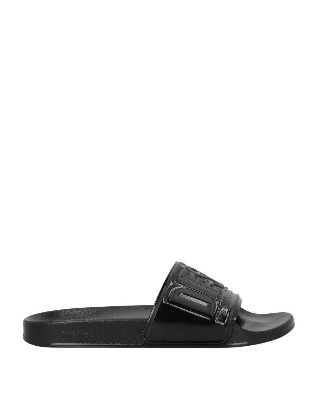 DIESEL Black Simple Slippers