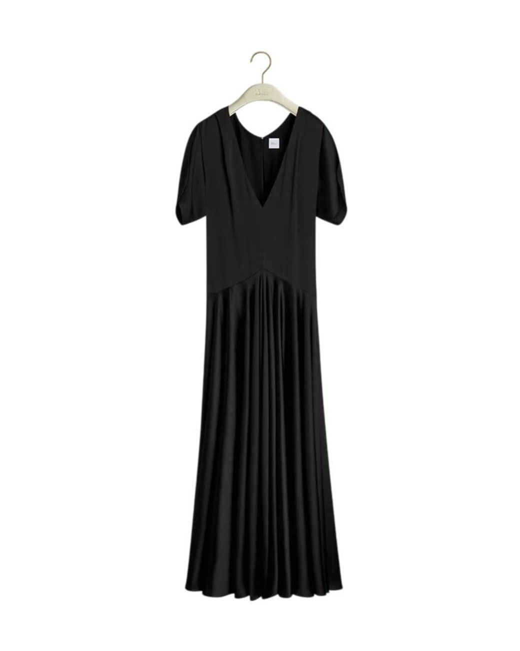 Dior Black Long Flared Dress