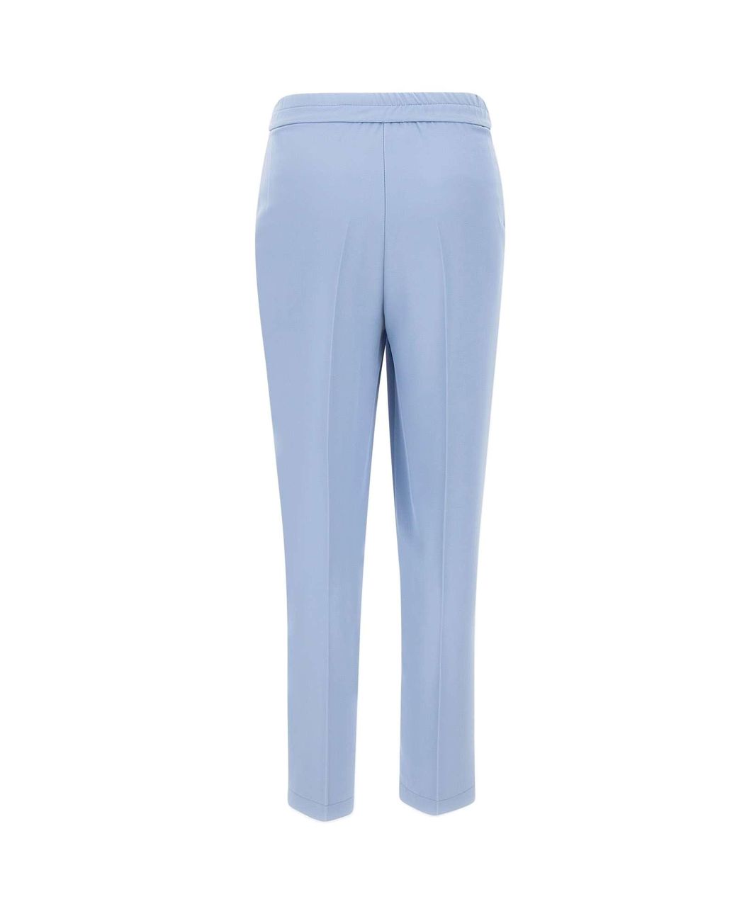 Kaos Blue Pressed-Crease Capri Pants