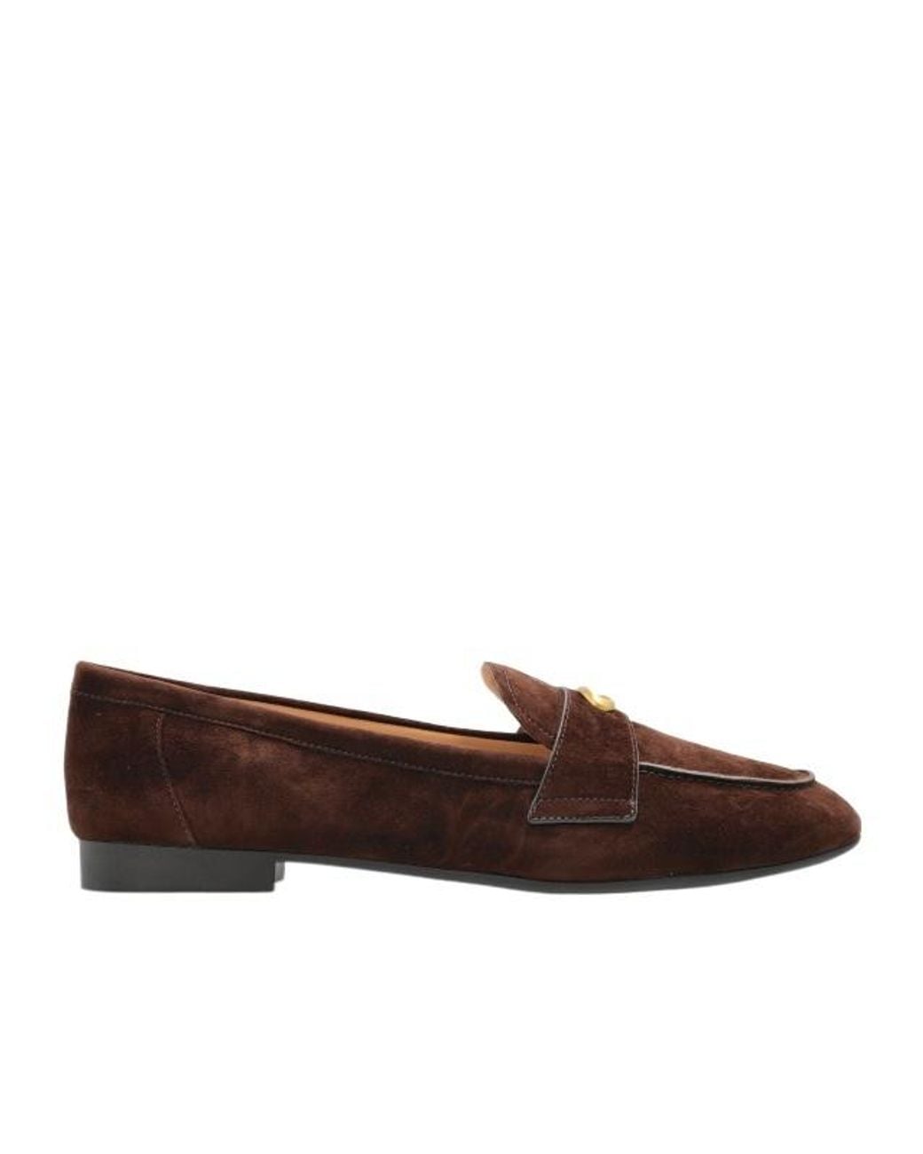COACH Brown Sculpted C Loafers