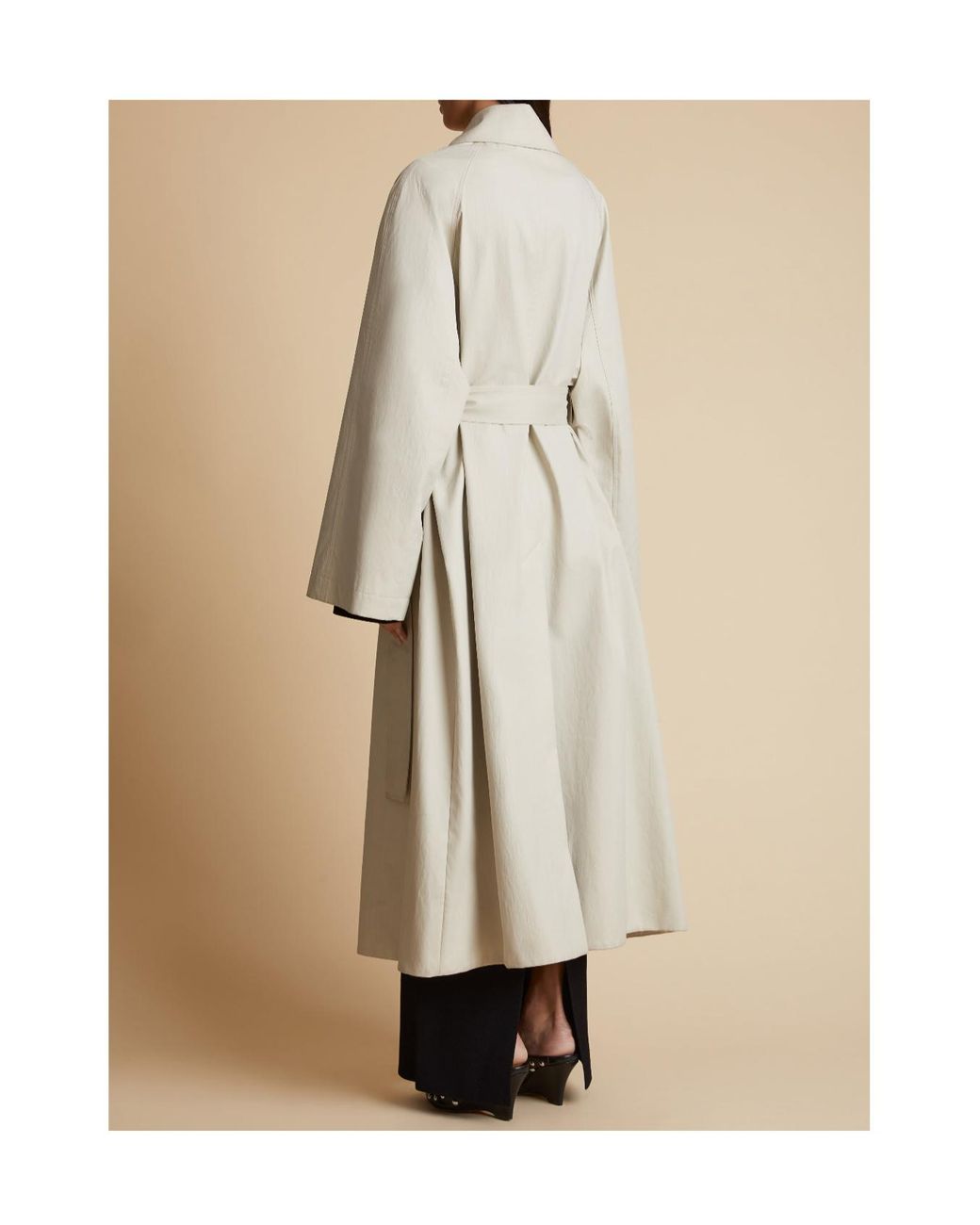 Khaite Natural The Minnie Belted Coat