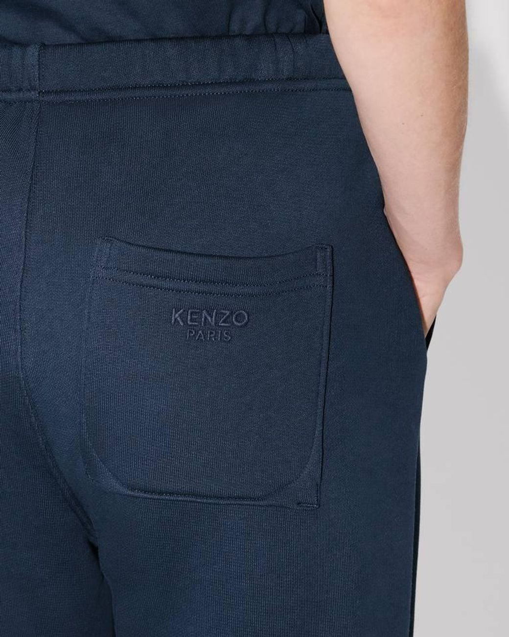KENZO Blue Sweatpants With Patch