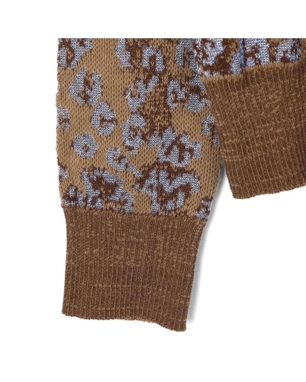 Vivienne Westwood Brown Jacquard Crewneck Jumper for men