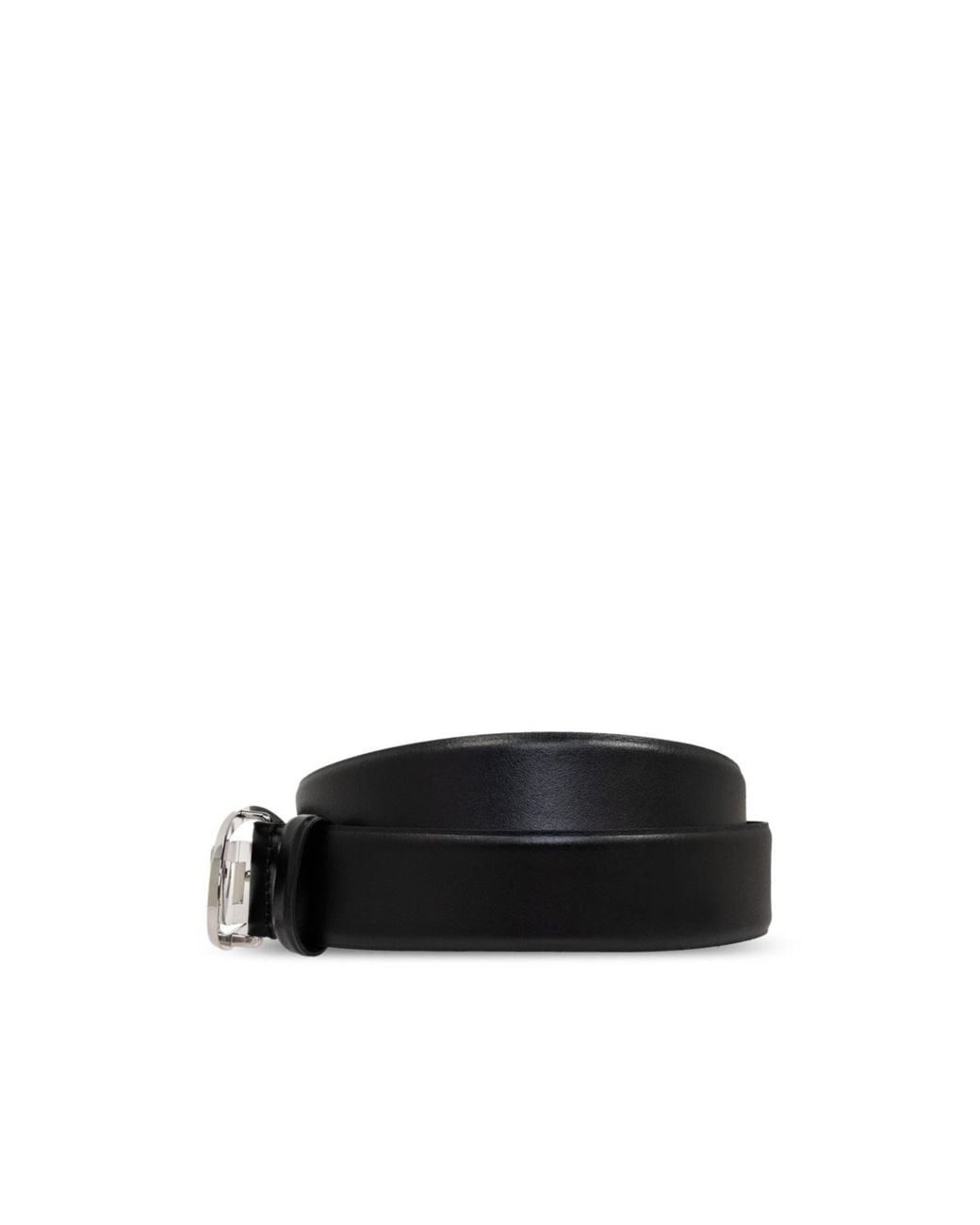 DIESEL White B-1Dr Belt for men