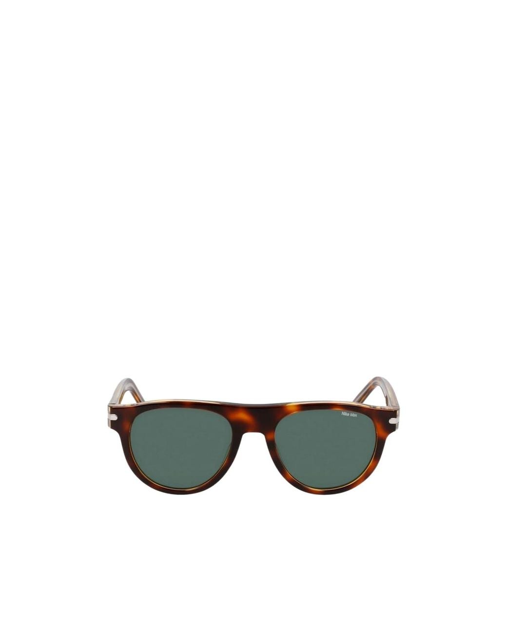 Nike Green Crescent Iii Round Frame Sunglasses for men