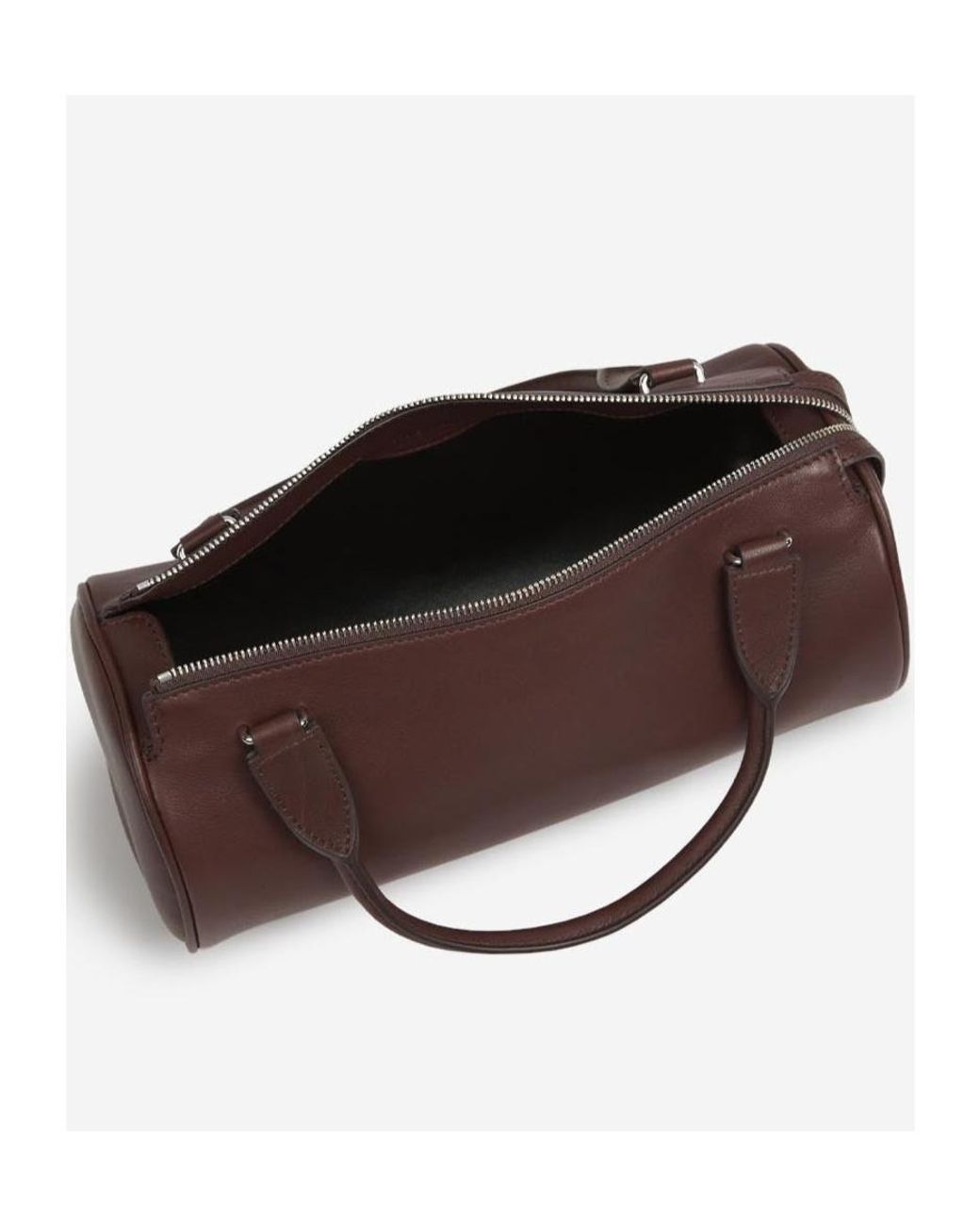 The Row Brown Edith Zip-Up Tote Bag