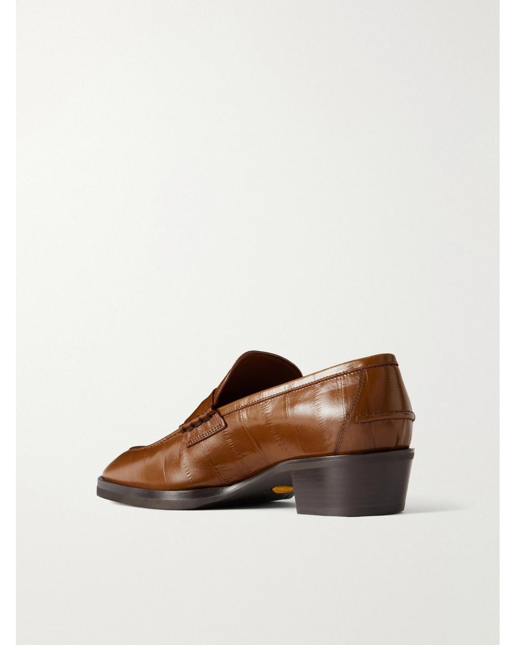 Jimmy Choo Brown Leather Loafers