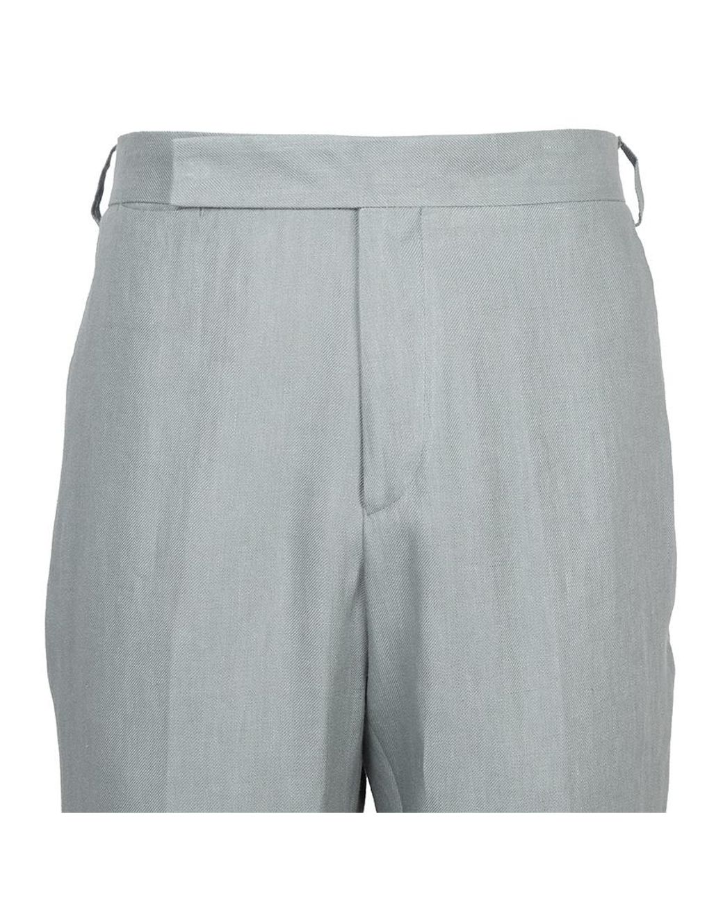 Lardini Gray Belt Loop Trousers for men