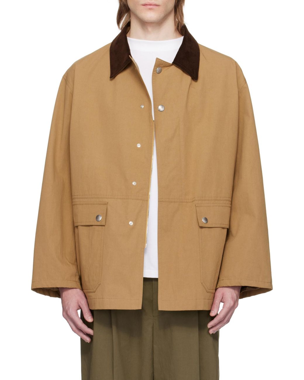 The Row Natural Frank Cotton Jacket for men