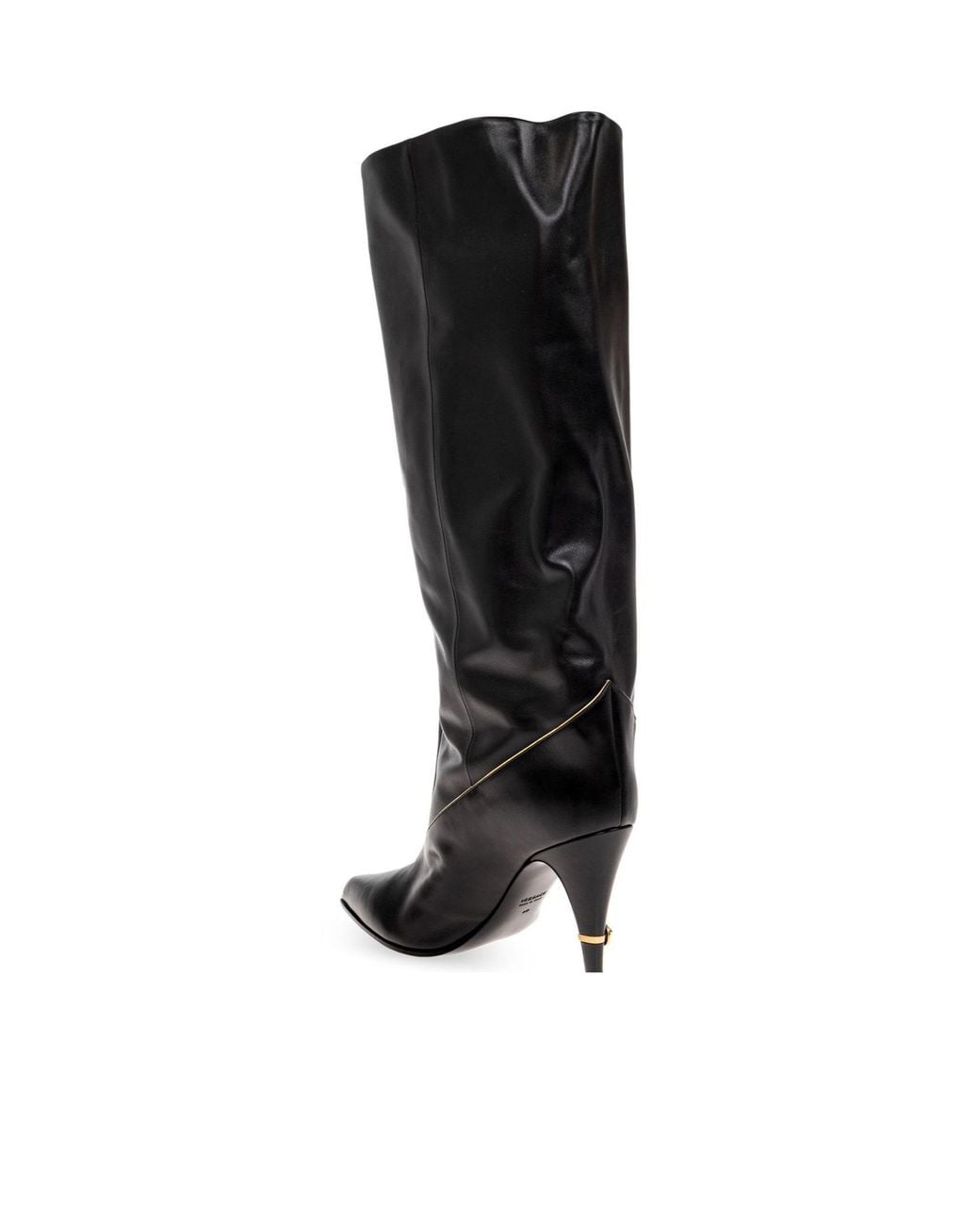 Versace Black Gianni Knee-High Boots