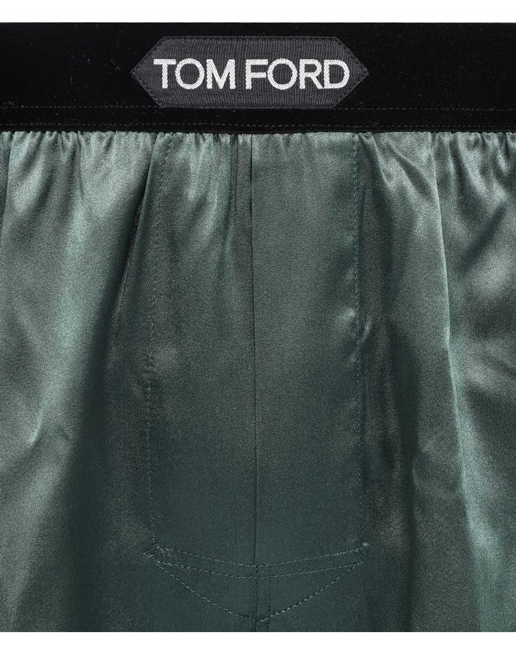 Tom Ford Green Logo Underwear for men