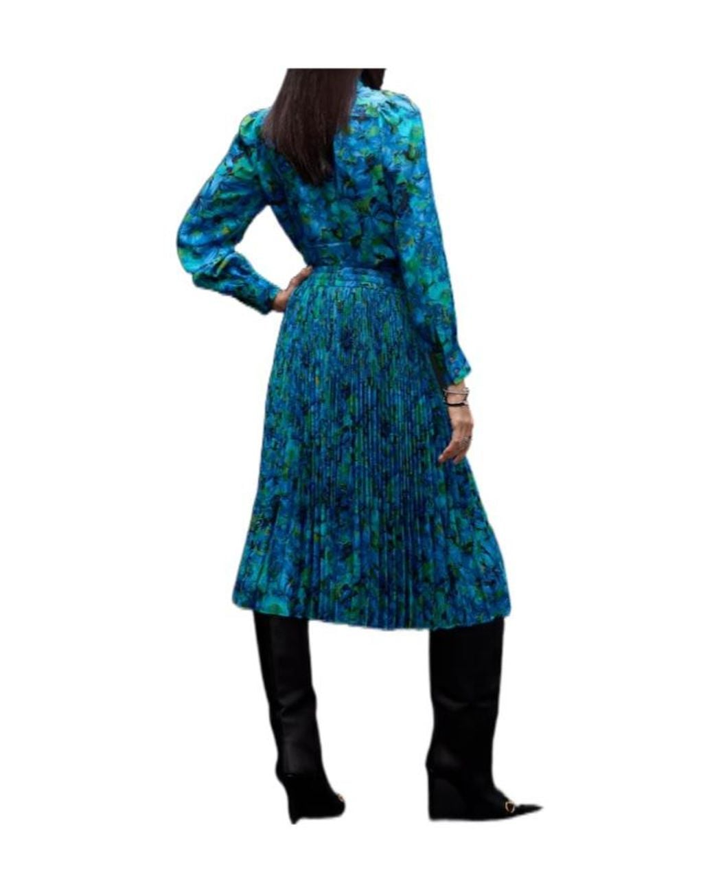 Gucci Blue Printed Silk Crêpe De Chine Shirt