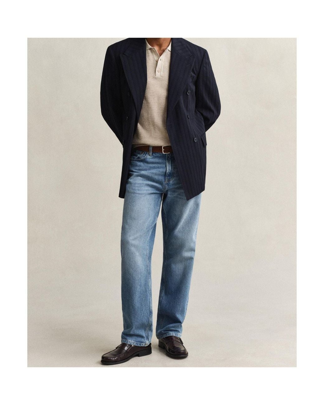 Gant Natural Logo Short Sleeve Polo Shirt for men