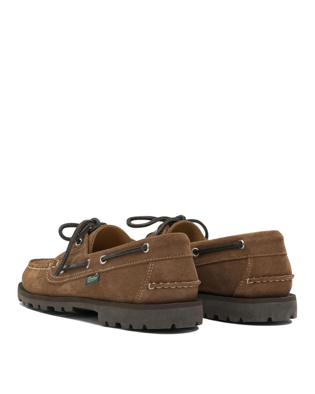Paraboot Brown Malo Lace-Up Loafers for men
