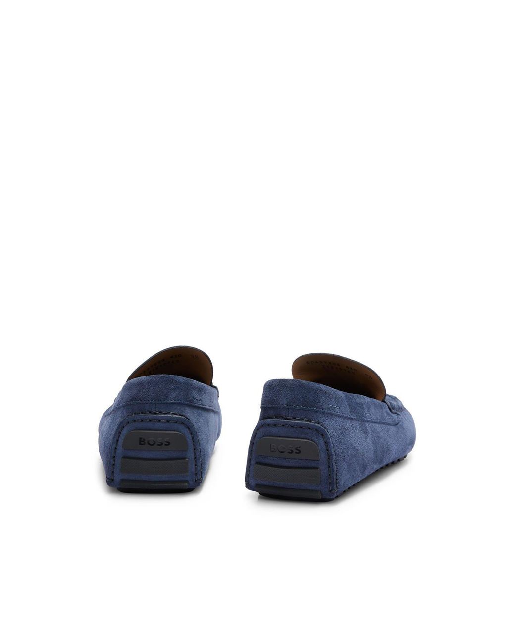 Boss Blue Driver Moccasin Shoes for men