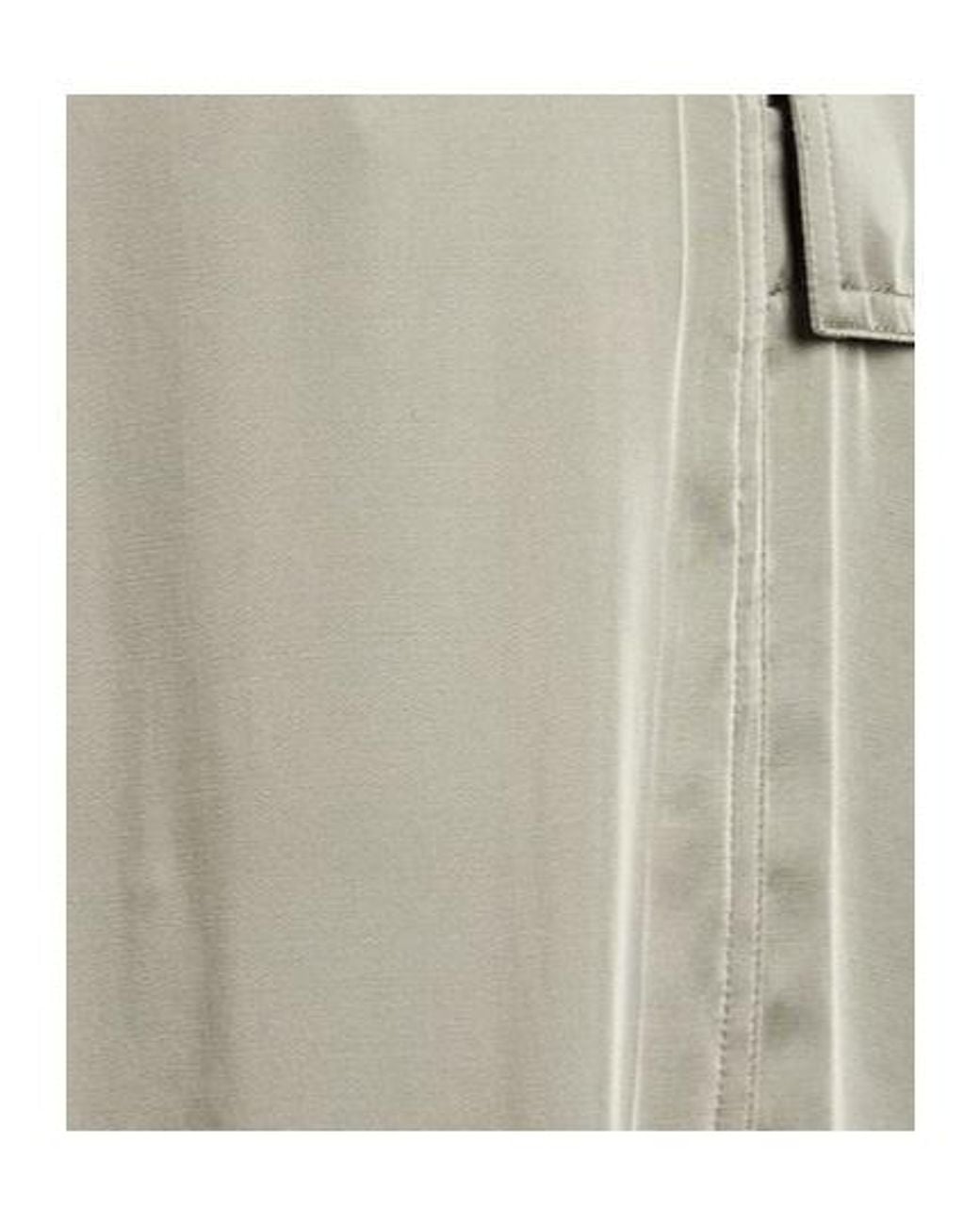 Rick Owens Natural Solid Color Satin Overalls