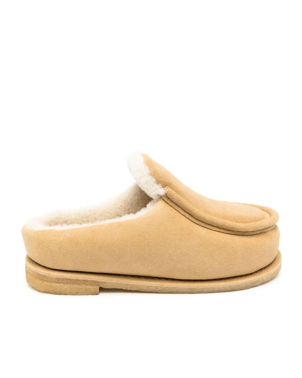 J.W. Anderson Natural Suede Mules