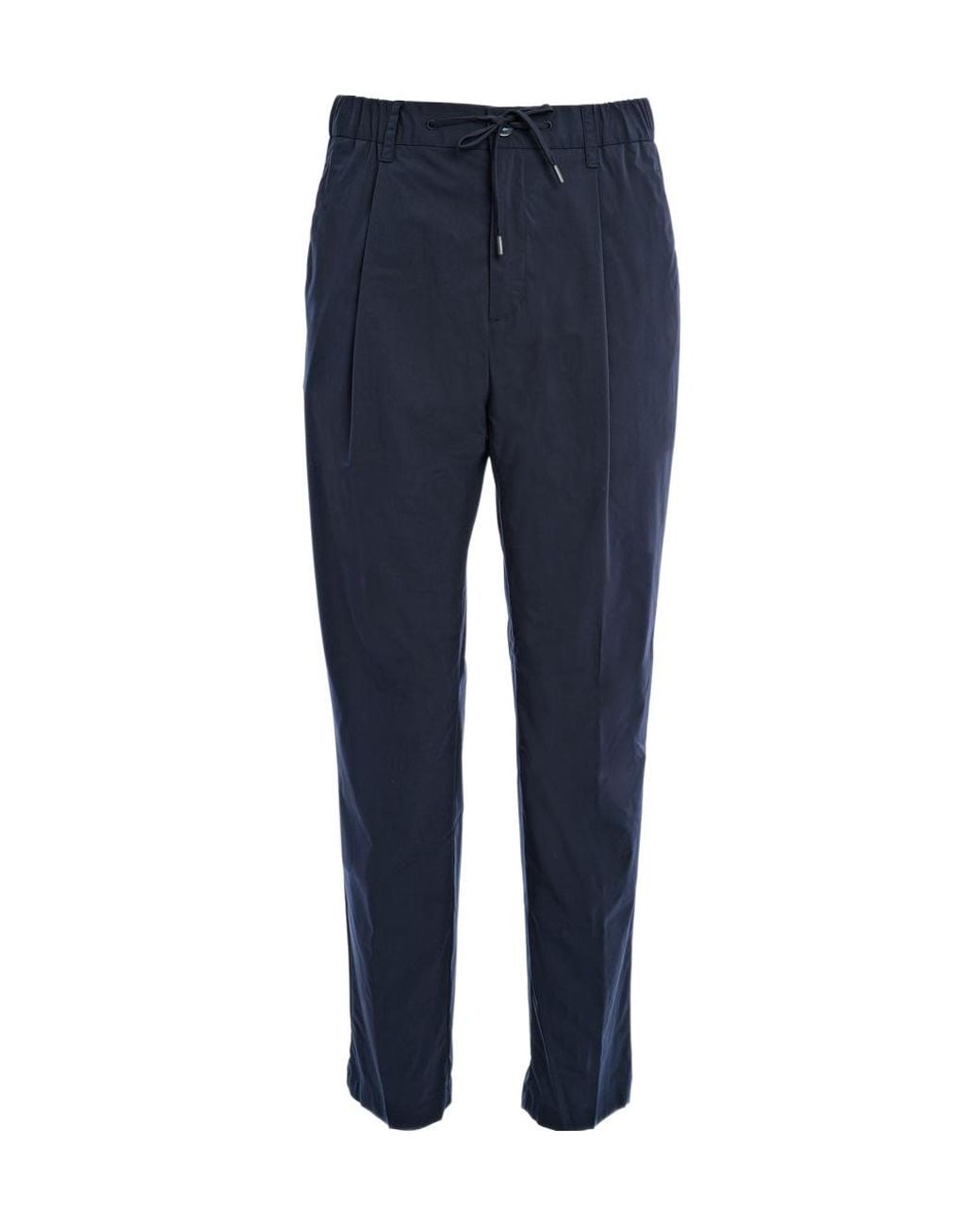 Herno Blue Drawstring Waist Pants for men
