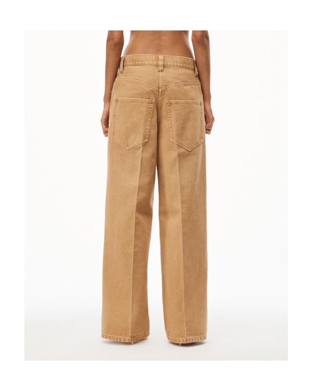 Alexander Wang Natural Belted Raver Jeans