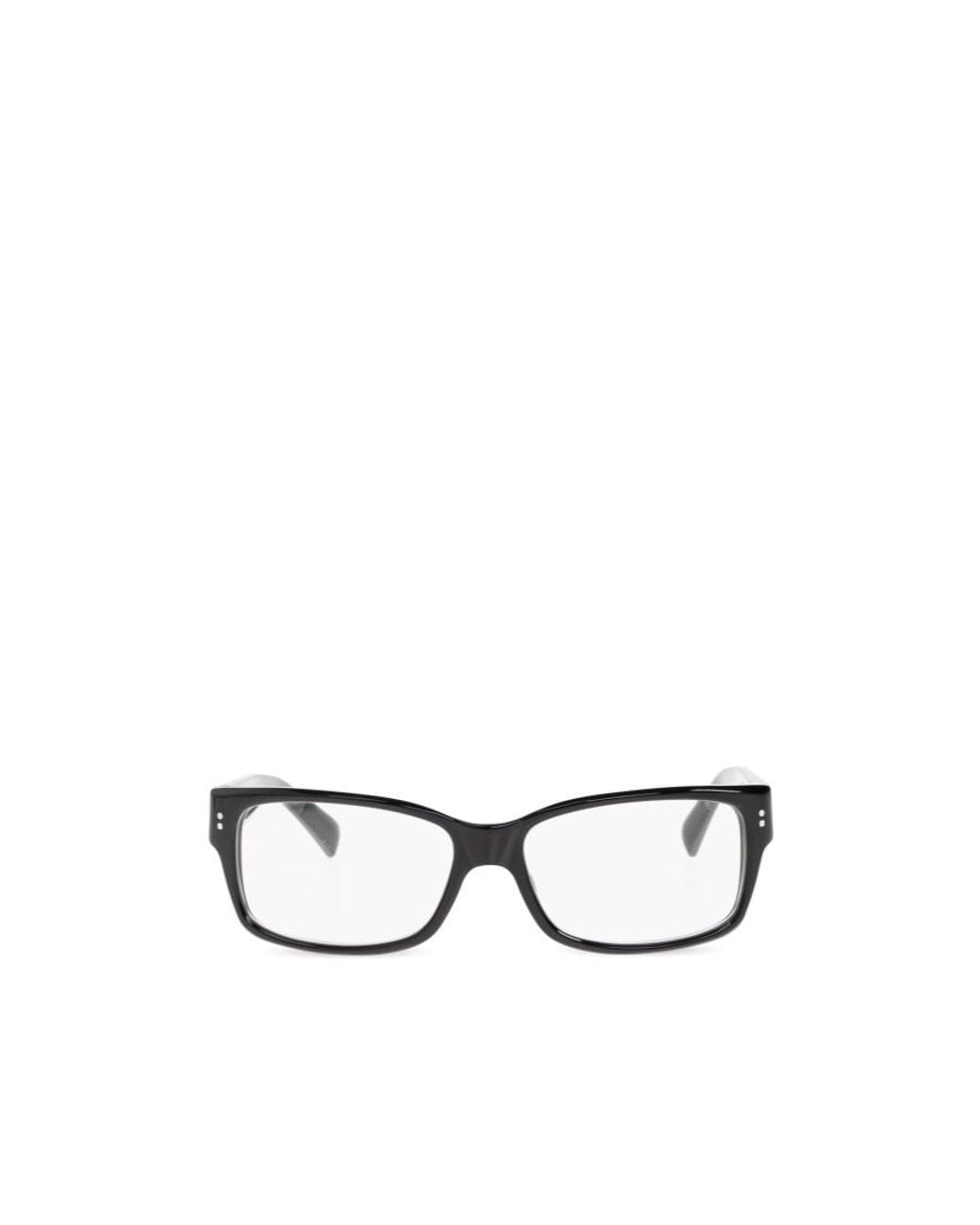 Jacquemus White Rectangle-Frame Sunglasses