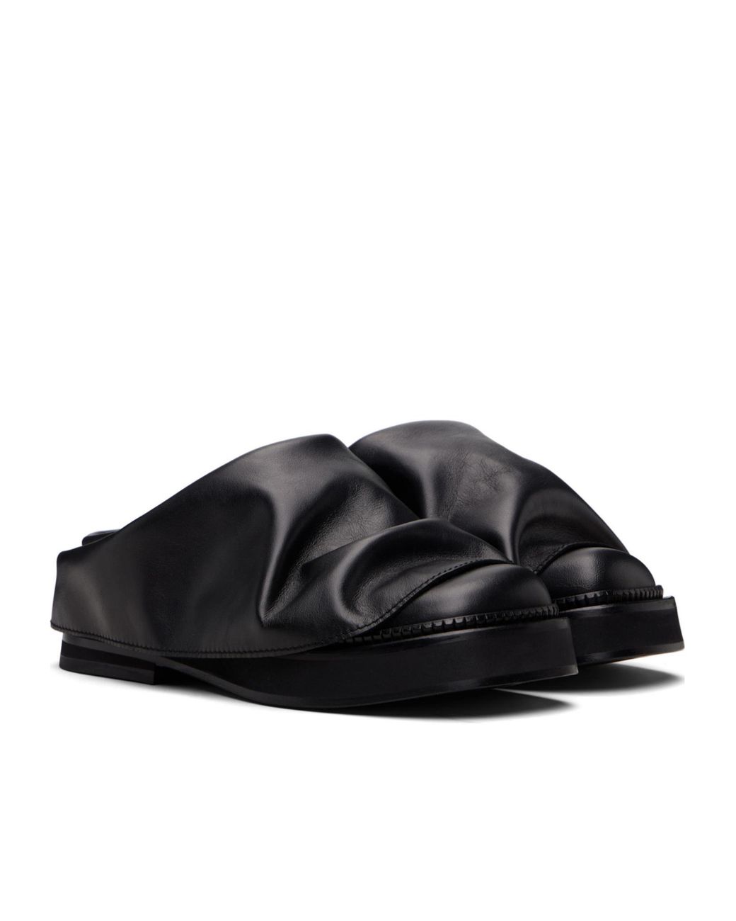 The Attico Black Mini Robin Sabot