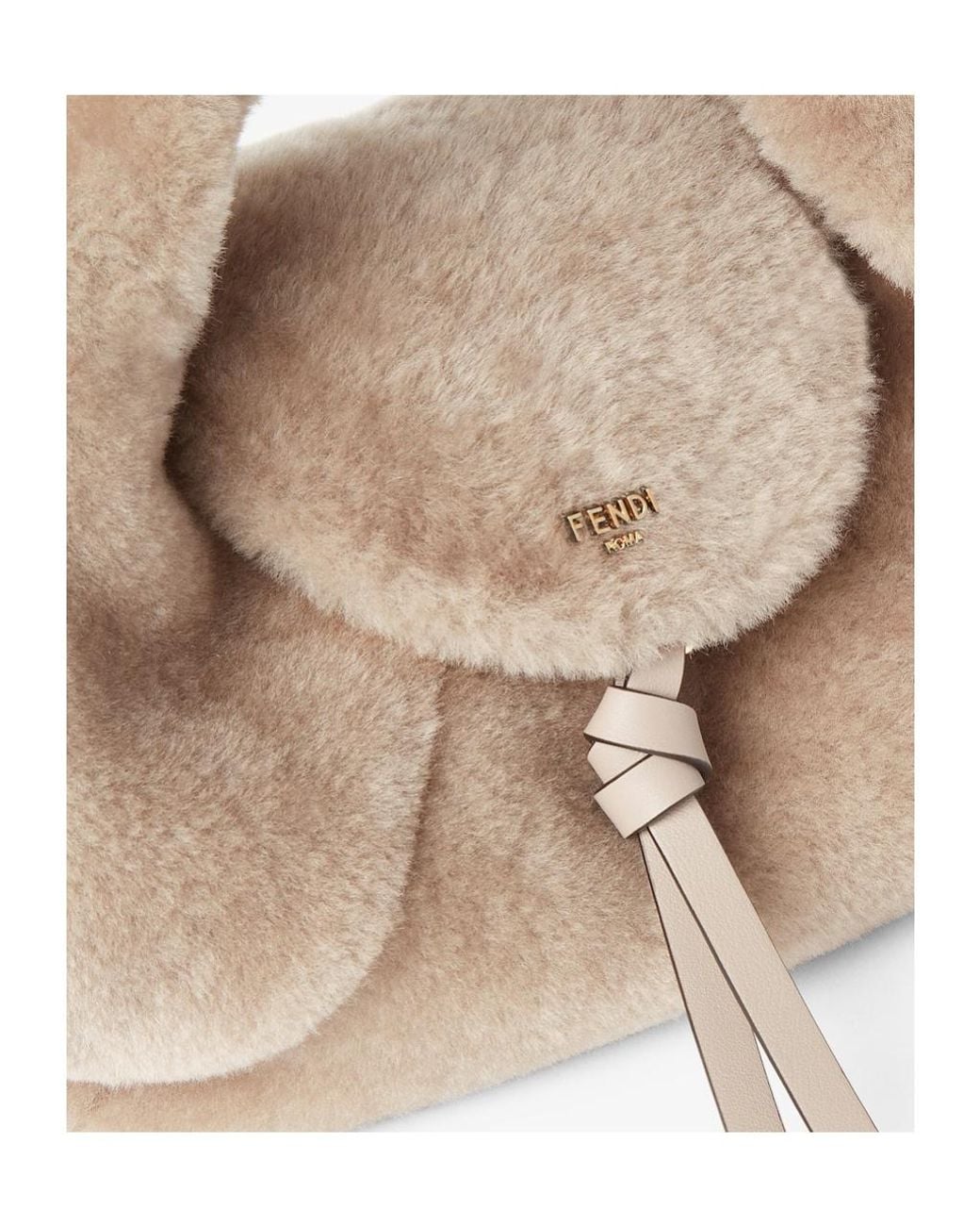 Fendi Natural Shearling Bag