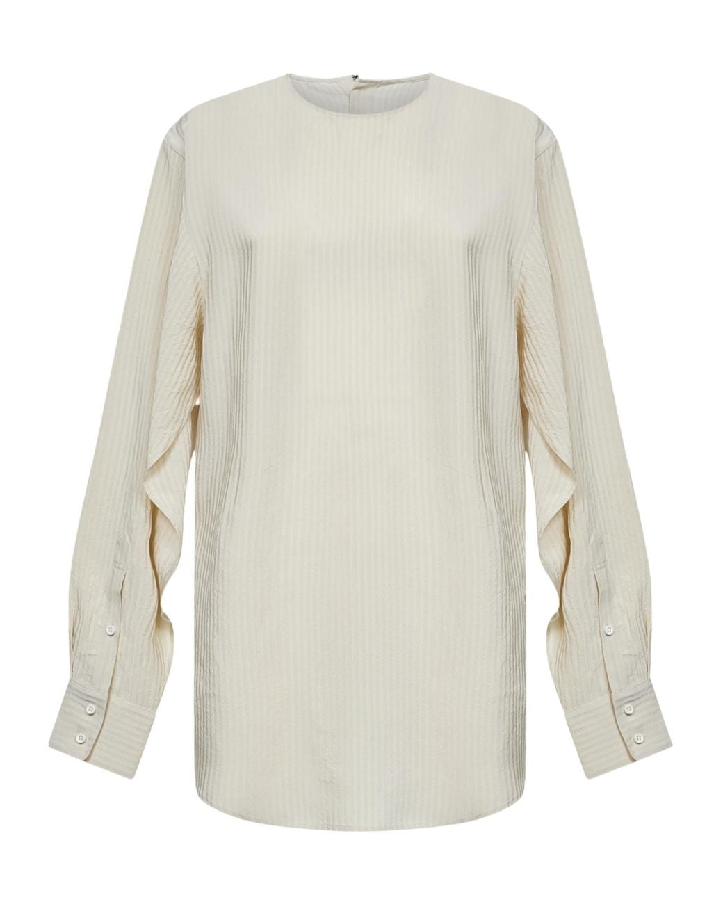 Uma Wang White Long-Sleeved Cover-Up